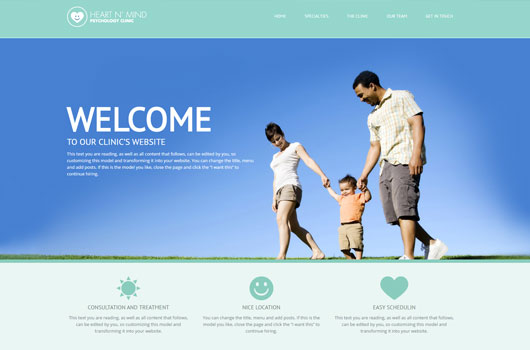 Health clinic template Health clinic template